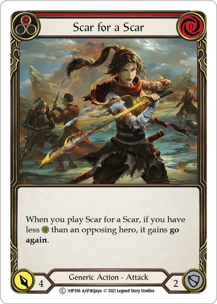 Scar for a Scar (Red) (WTR-WTR191) — Price SGD & Buy | Cards Central