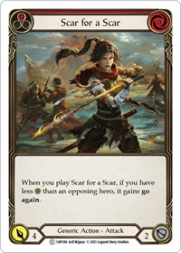 Scar for a Scar (Red) (WTR-WTR191) — Price SGD & Buy | Cards Central