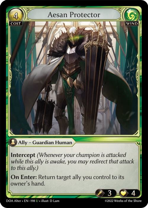Aesan Protector – Dawn of Ashes Alter Edition #198