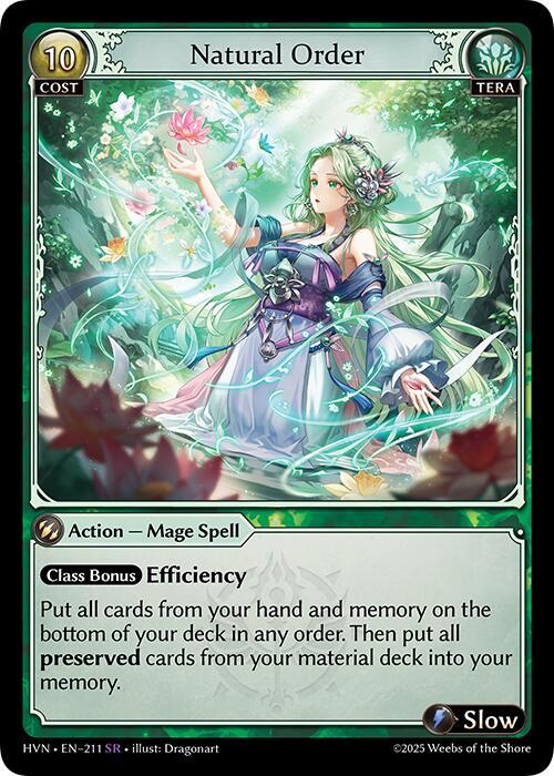 Natural Order – Abyssal Heaven #211 · Grand Archive Singles