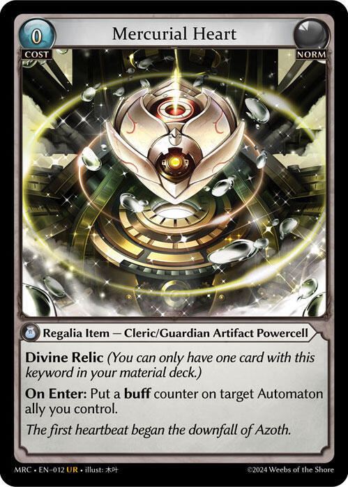 Cerulean Decree – Mercurial Heart #107
