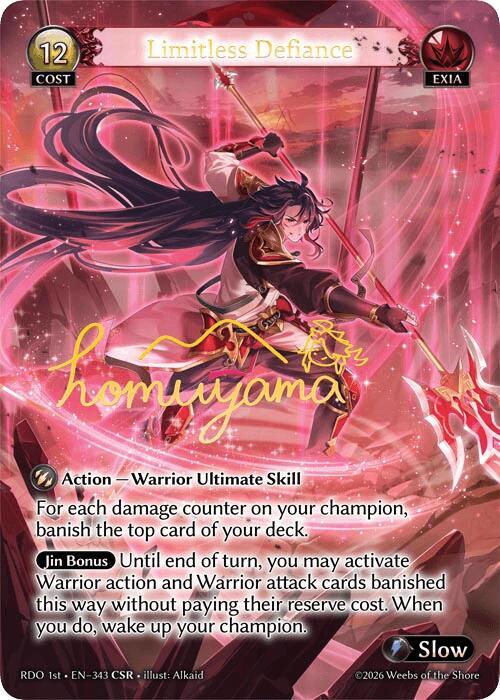 Limitless Defiance (CSR) – Radiant Origins #343