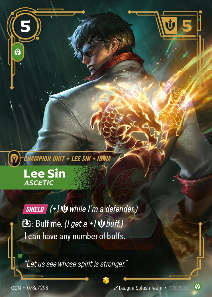 Blind Monk - Lee Sin – Origins #257 · Riftbound Singles