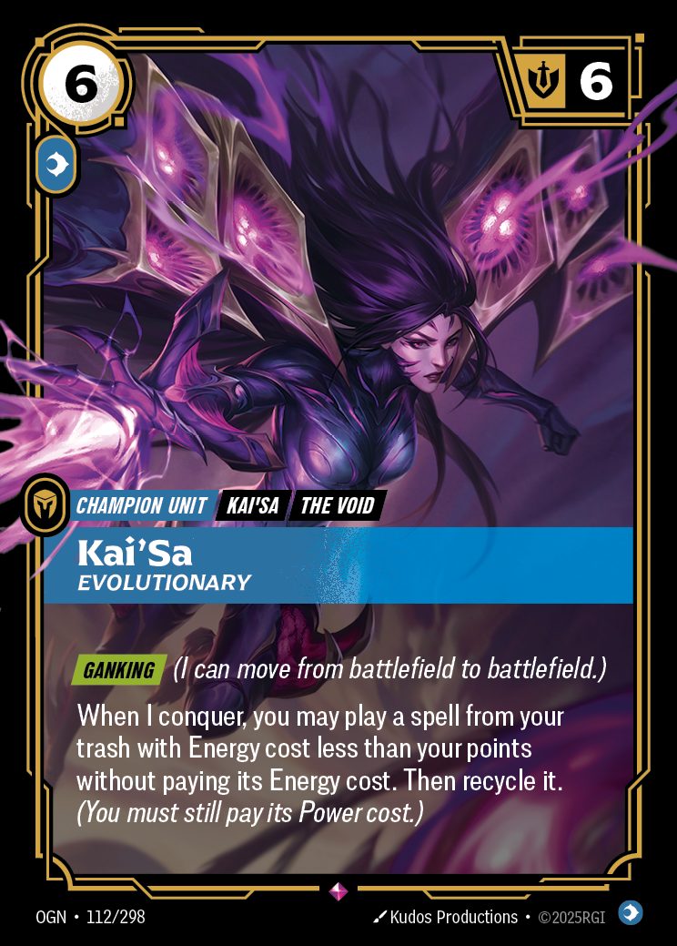 Kai'Sa, Survivor – Origins #39 · Riftbound Singles