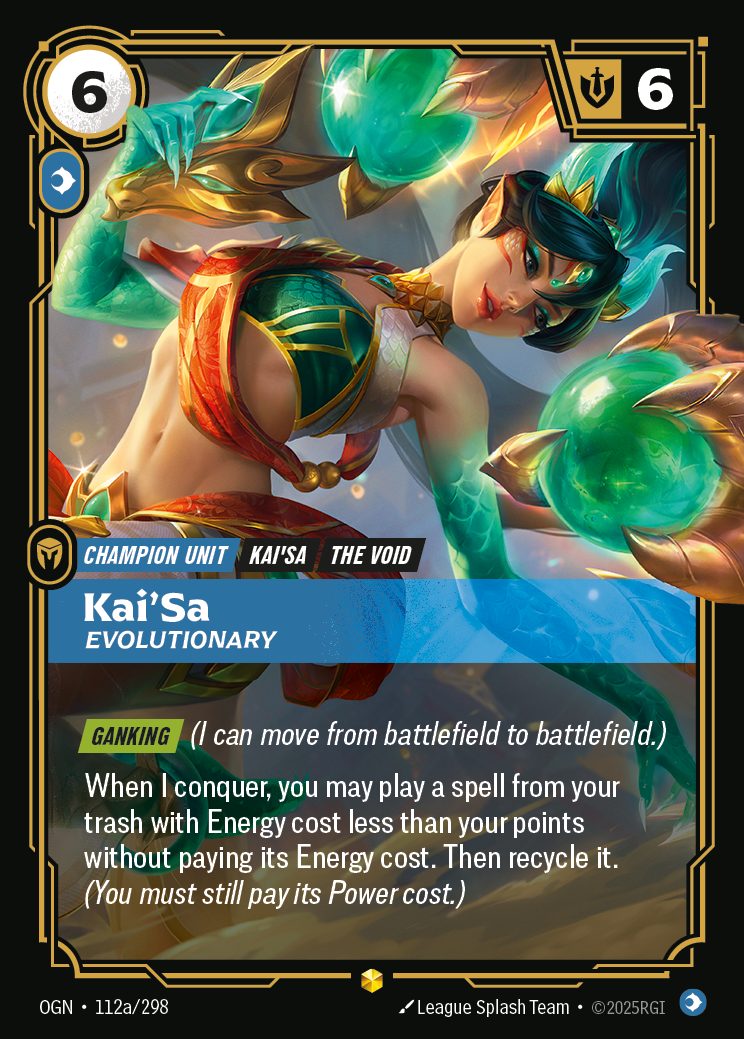Kai'Sa, Survivor – Origins #39 · Riftbound Singles
