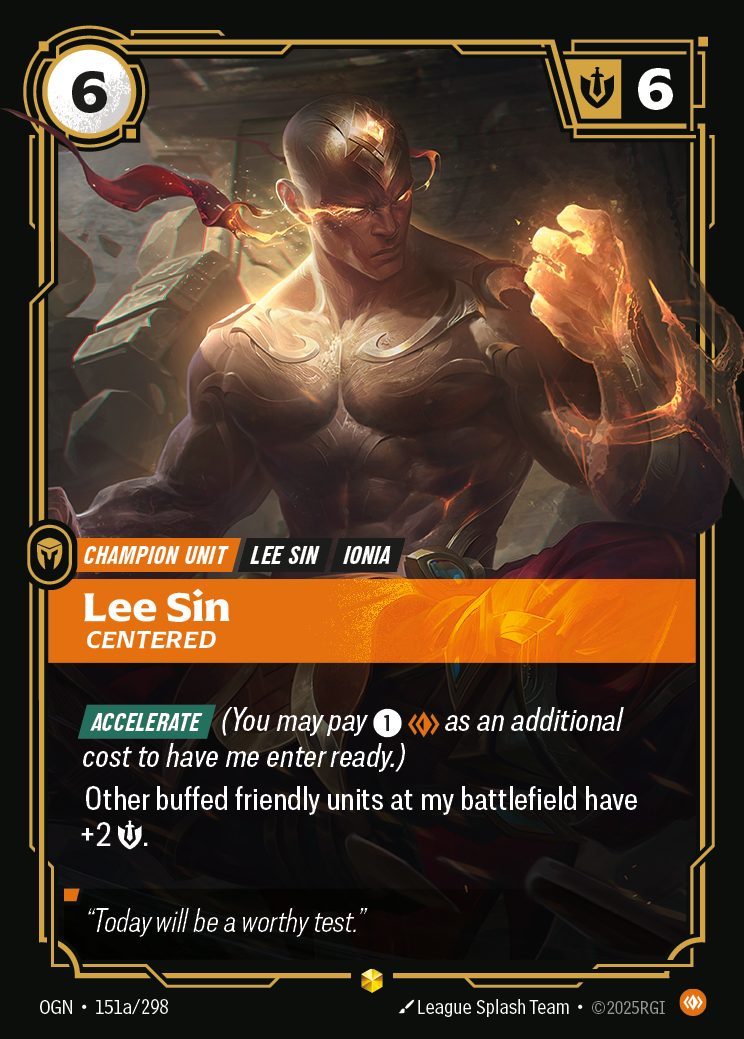 Blind Monk - Lee Sin – Origins #257 · Riftbound Singles