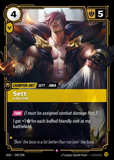 Sett – Vendetta #4 · Riftbound Singles · Singapore