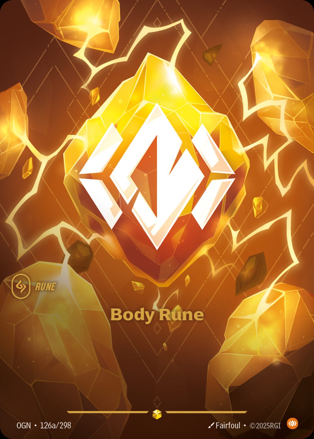 Body Rune (R04b) – Unleashed #R04b · Riftbound Singles