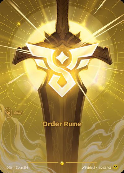 Order Rune (R06b) – Unleashed #R06b · Riftbound Singles