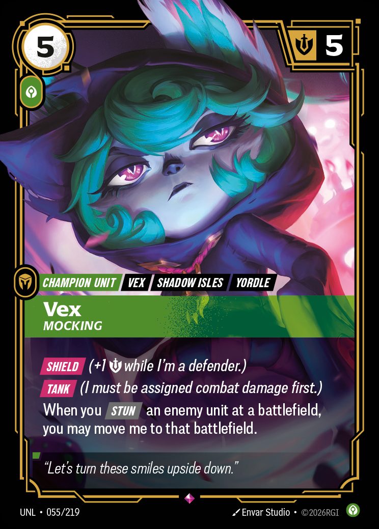 Vex, Apathetic – Unleashed #150 · Riftbound Singles